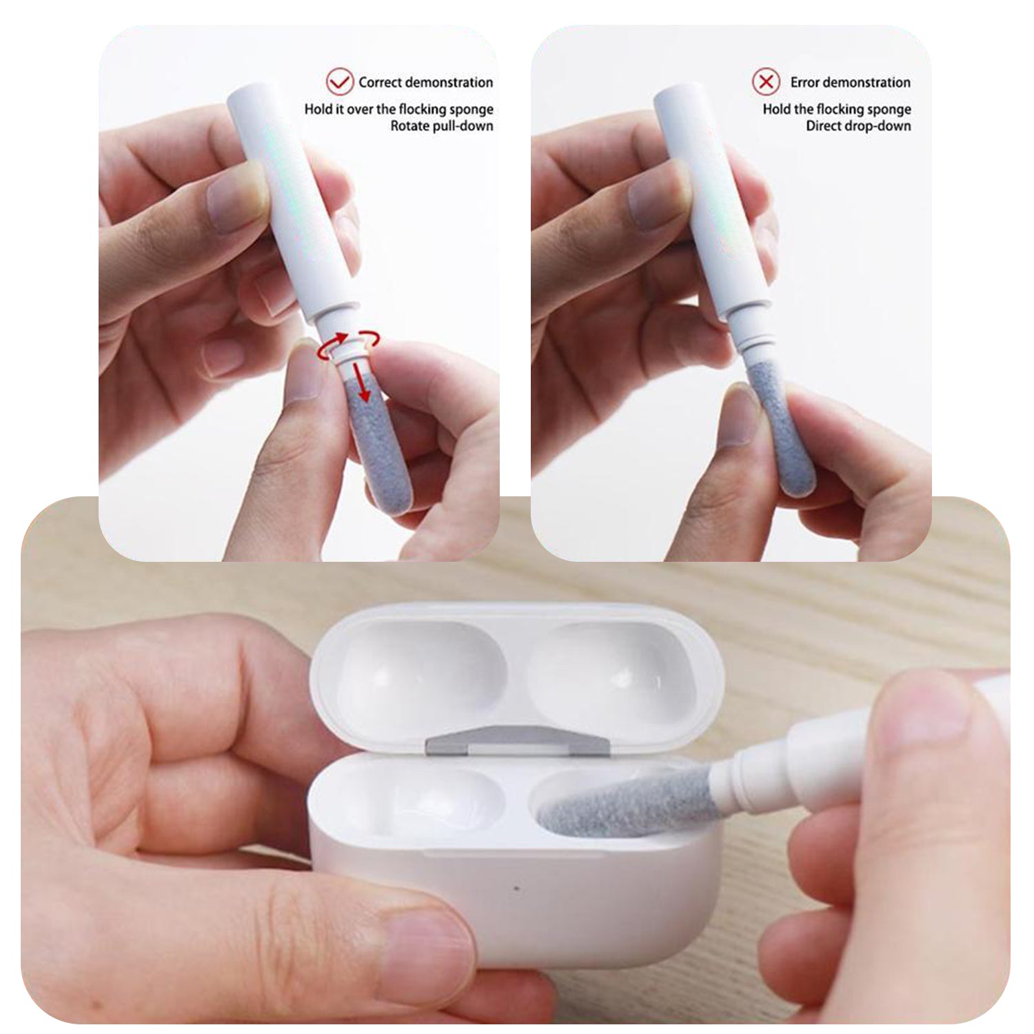 6251 5in1 Multi-function Soft Dust Clean Bush For Computer Cleaning With Corner Gap Duster Keycap Puller Remover For Gamer Pc 6251 5in1 Multi-function Soft Dust Clean Bush For Computer Cleaning With Corner Gap Duster Keycap Puller Remover For Gamer Pc